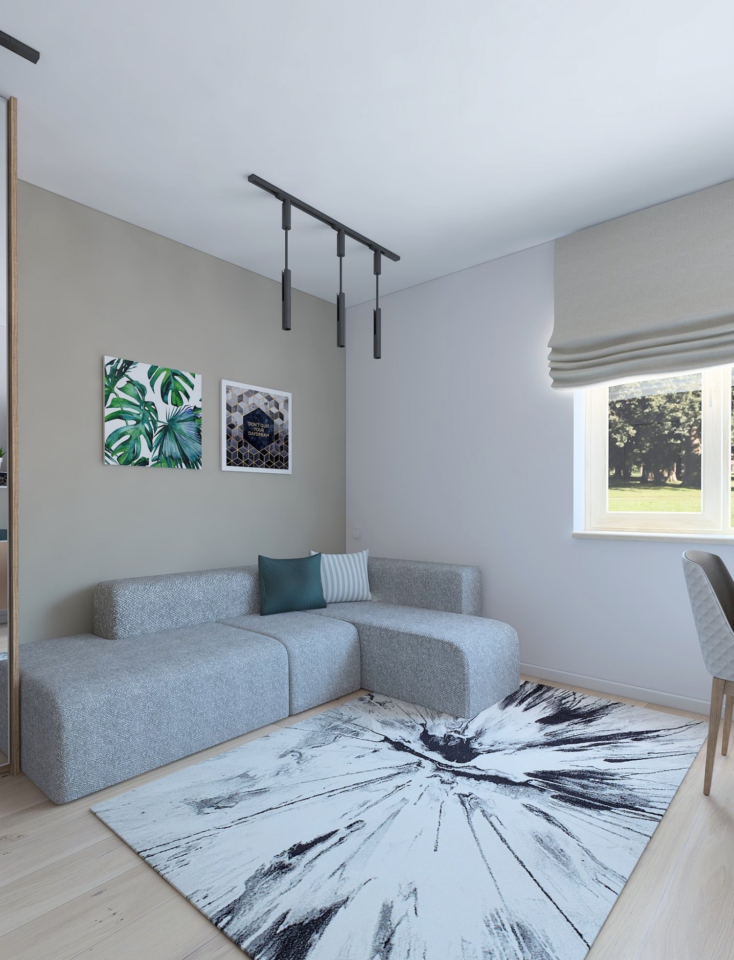 Modern Child Room With Gray Sofa 3d Model In Bedroom 3dexport