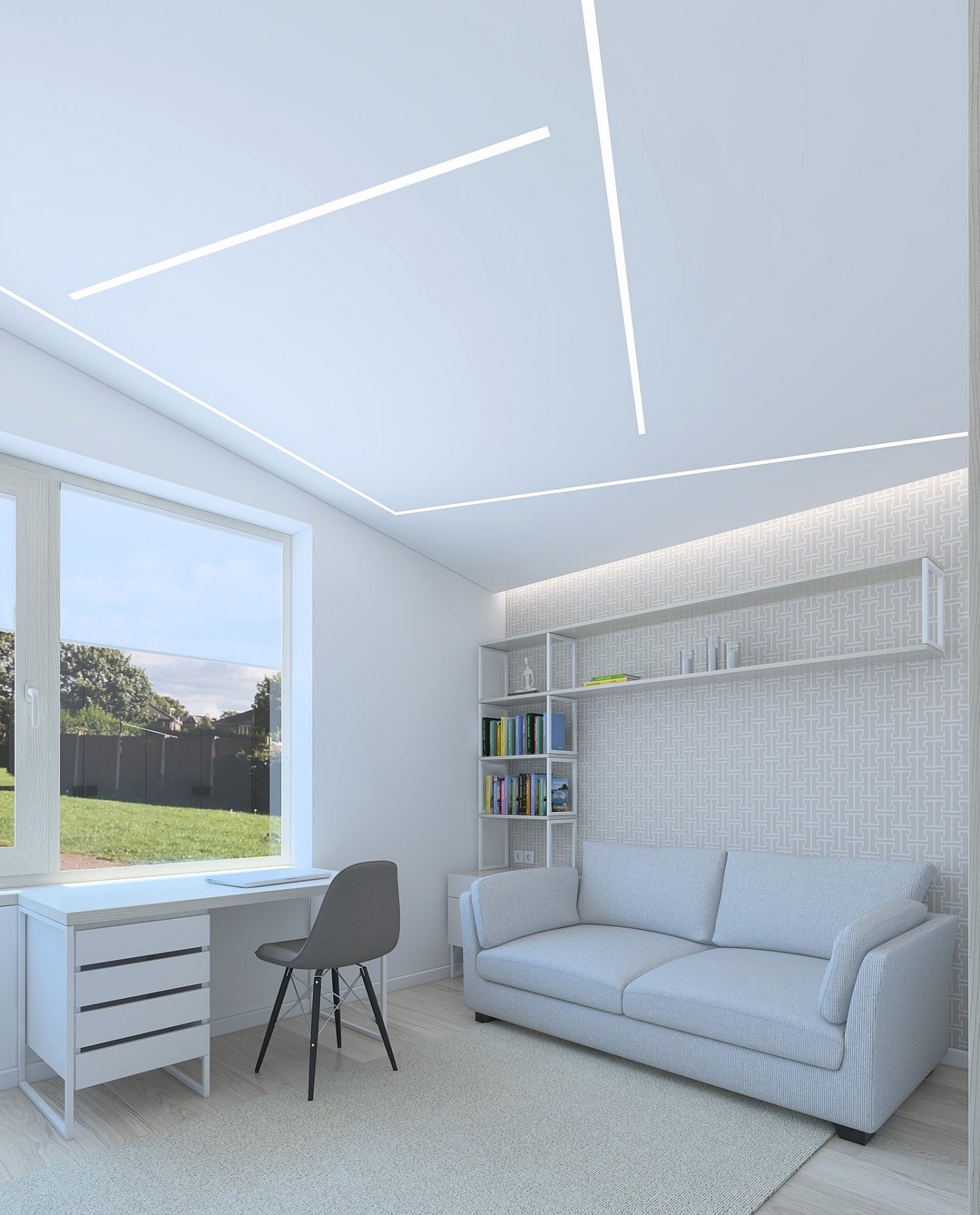 Cozy Child Room With Gray Sofa 3d Model In Bedroom 3dexport
