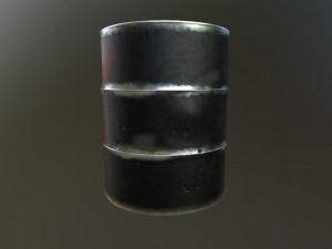 beat up oil drum 3Dモデル