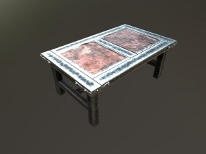 heavy metal table Model 3D