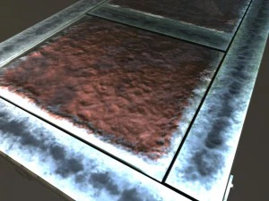 重金属のテーブル 3Dモデル