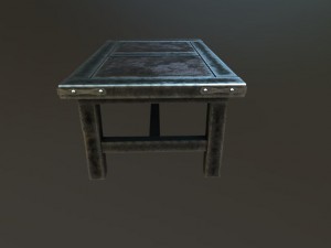 heavy metal table Modelo 3D