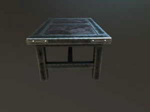 重金属のテーブル 3Dモデル