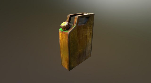jerry can toxic Modello 3D .c4d .max .obj .3ds .fbx .stl .blend 