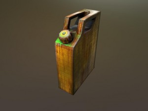 jerry can toxic Modello 3D