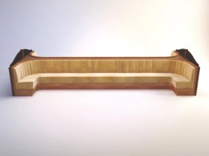 cafe sofa 3D Model