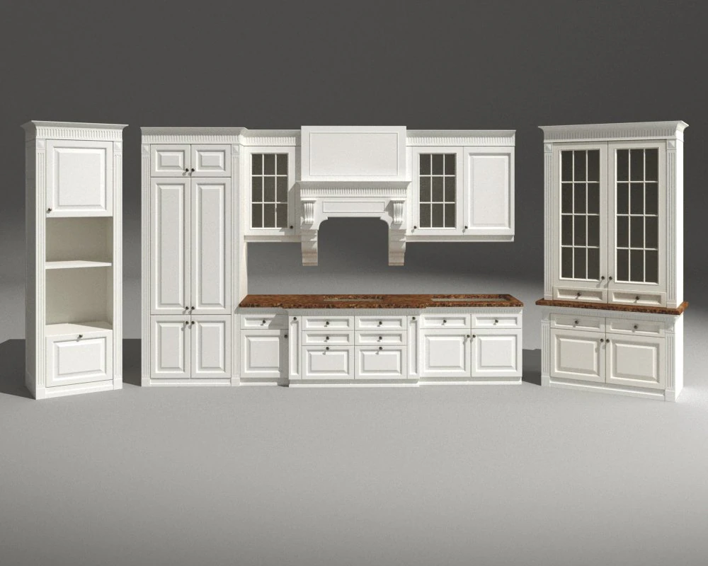kitchen giottoh 3D Model .c4d .max .obj .3ds .fbx .stl .blend 