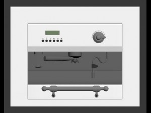 coffee machine ilve es645c 3D Model