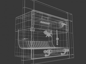 coffee machine ilve es645c 3D Model