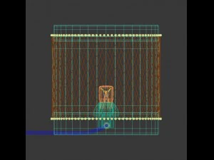 wooden lamp02 3D Model