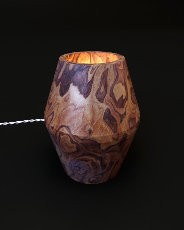 wooden lamp03 3D Модель .c4d .max .obj .3ds .fbx .stl .blend 