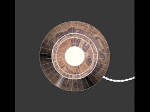 wooden lamp03 3D Модель