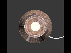 wooden lamp03 3D Model