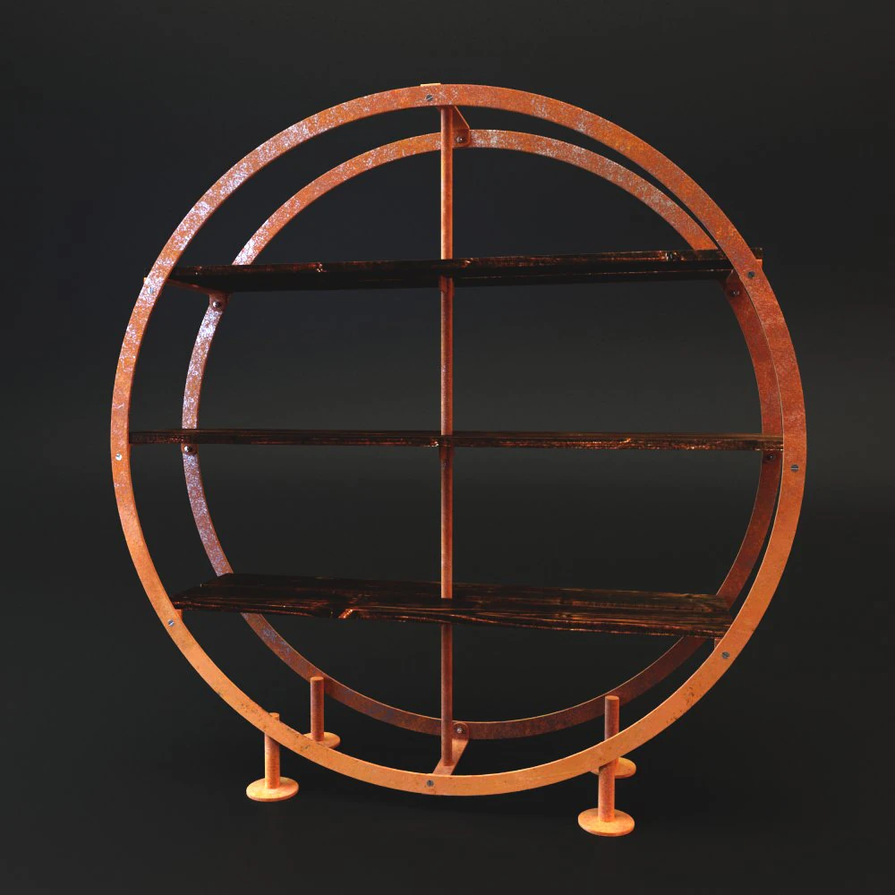 bookcase kansai 3D Model .c4d .max .obj .3ds .fbx .stl .blend 