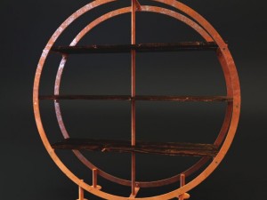 bookcase kansai Model 3D
