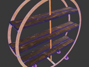 bookcase kansai 3D 모델