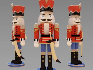 boneca quebra-nozes Modelo 3D