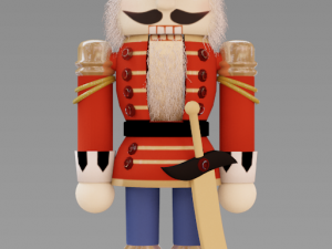 nutcracker doll Modèle 3D