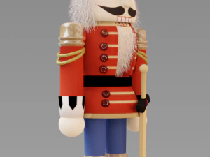 nutcracker doll 3D Model