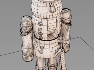 nutcracker doll 3D Model