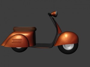 scooter Modelo 3D