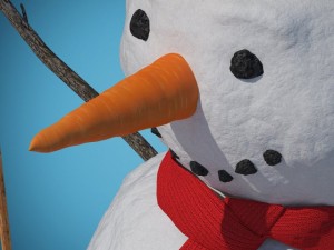 snowman skier 3D Model