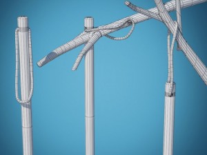 snowman skier 3D Model