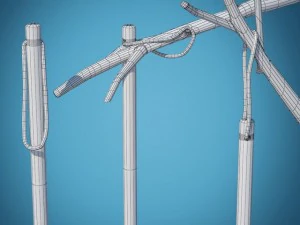 snowman skier 3D Model
