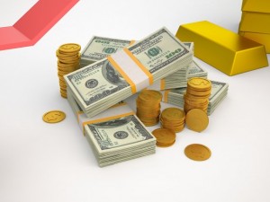 business line money gold barrel oil 3D मॉडल
