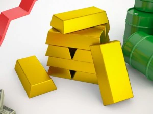 business line money gold barrel oil 3D Model