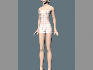 womennp2maxfbxobjmb Model 3D
