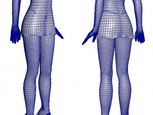 womennp2maxfbxobjmb 3Dモデル