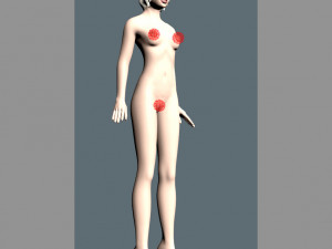 womennp2maxfbxobjmb 3Dモデル