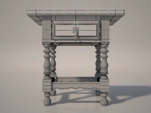 bedside table 3D Model