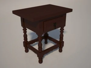 bedside table 3D Model