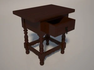 bedside table 3D Model