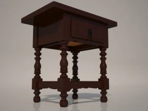 bedside table 3D Model