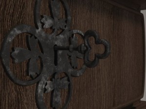 ancient mediumsized table Modello 3D