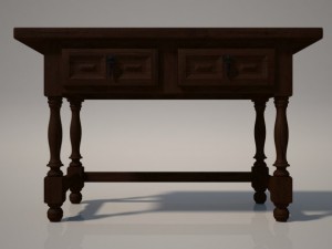 living room table 3D-Modell