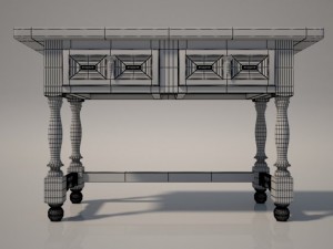 living room table 3Dモデル