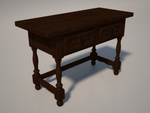 living room table 3Dモデル