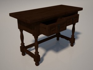 living room table 3Dモデル