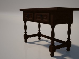 living room table 3Dモデル