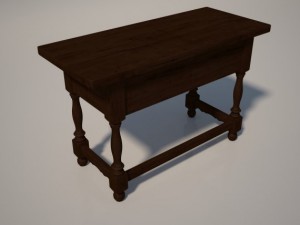 living room table 3Dモデル