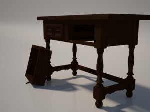 living room table 3Dモデル