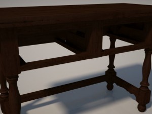 living room table 3Dモデル