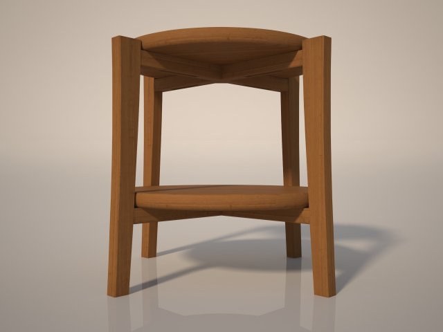 small round table Modello 3D .c4d .max .obj .3ds .fbx .stl .blend 
