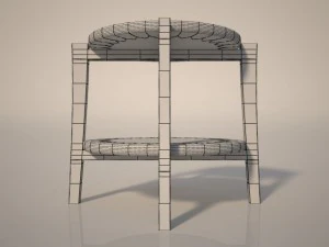 small round table 3D Model