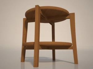 small round table 3D Model