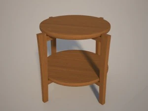small round table 3D Model